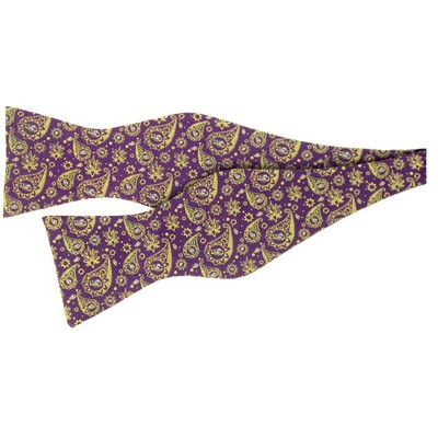 Custom Woven Polyester Tie Yourself Bow Tie
