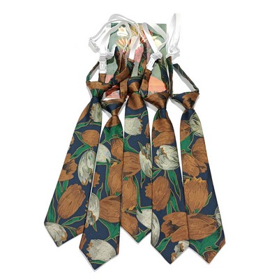 13.4"L x 2.76"W Custom Pre-tied Adjustable Neck Strap