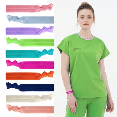 Colorful Elastic Knotted Hair Tie