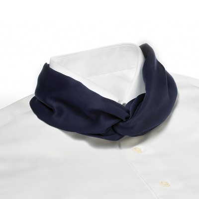 Navy Blue Knot Scarf