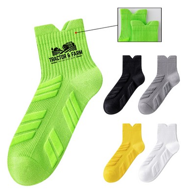 Professional Mid-Cut Marathon Running Socks