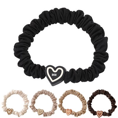 Women'S High Elastic Durable Heart Hair Tie