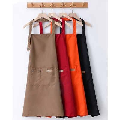 Cooking Apron Adjustable Kitchen Apron Soft Chef Apron for Women and Men
