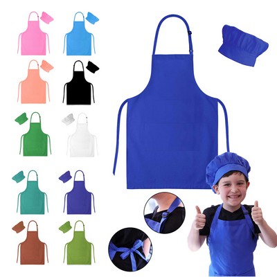 Kids Apron and Chef Cap
