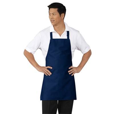 Navy Blue Bib Apron w/Adjustable Neck Strap