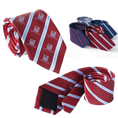 Custom Woven Micro Fiber Adult Neck Tie
