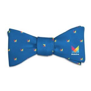 Custom Printed Bow Tie Pre-Tied Style